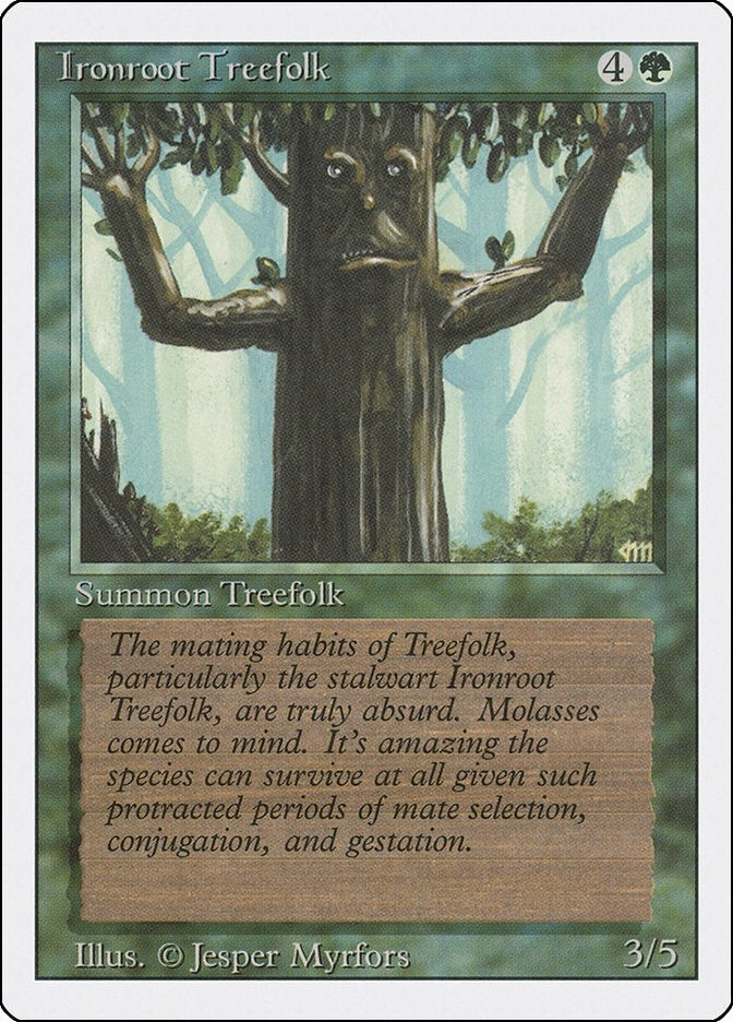 Image for Ironroot Treefolk (3ED) - Magic: The Gathering