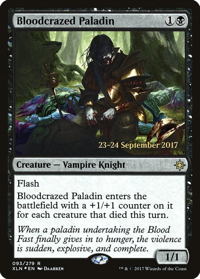Image for Bloodcrazed Paladin (93) (PRE) - Magic: The Gathering