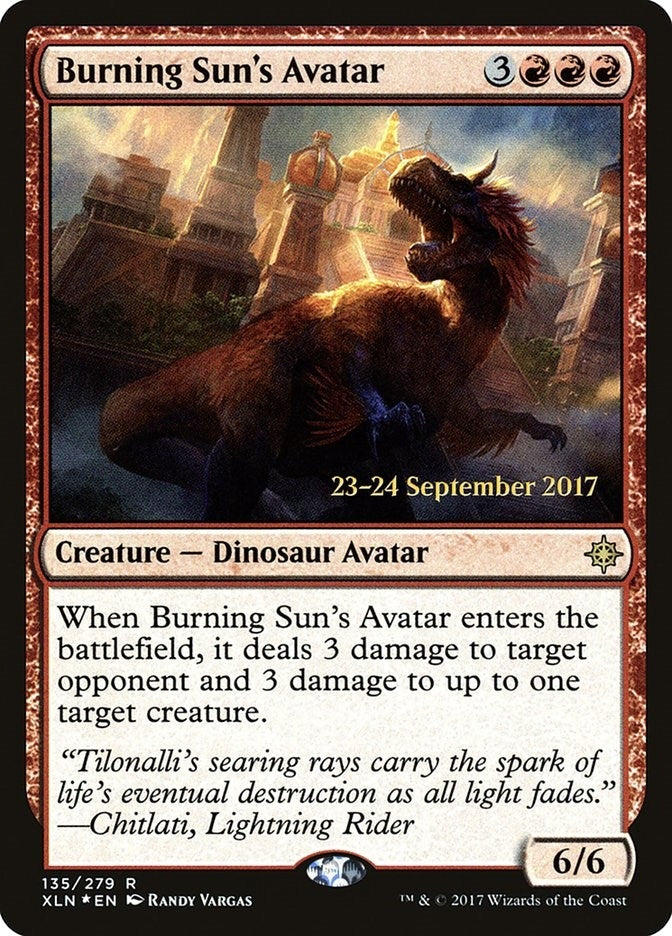 Image for Burning Sun's Avatar (135) (PRE) - Magic: The Gathering