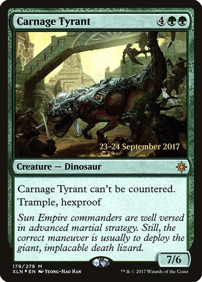 Image for Carnage Tyrant (179) (PRE) - Magic: The Gathering