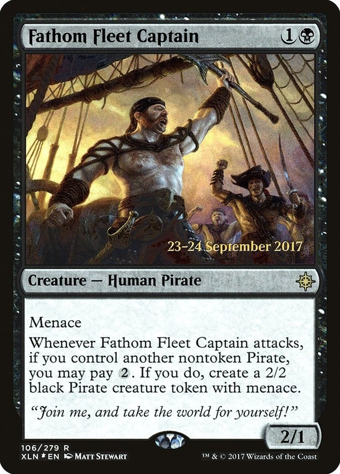 Image for Fathom Fleet Captain (106) (PRE) - Magic: The Gathering