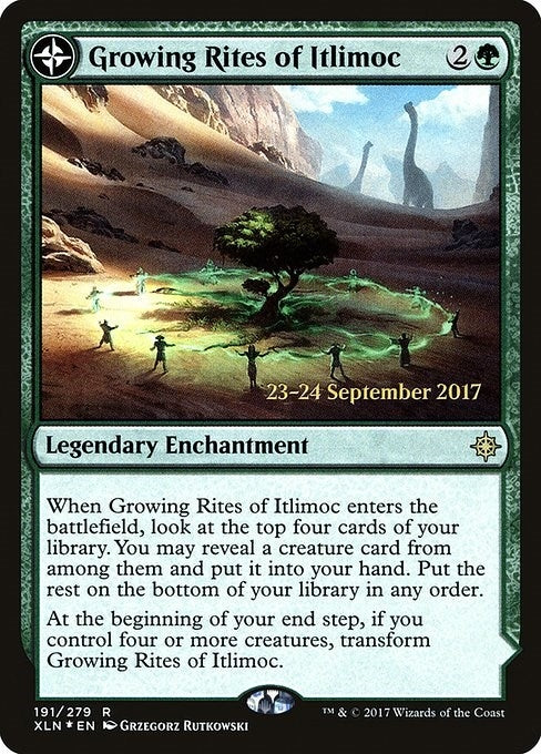 Image for Growing Rites of Itlimoc (XLN) (191) (PRE) - Magic: The Gathering