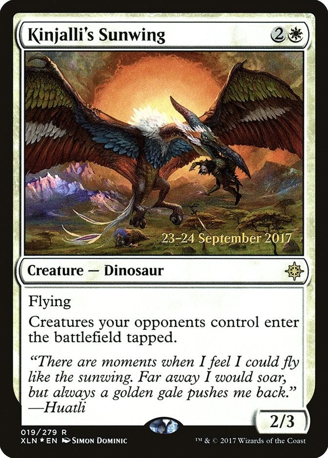 Image for Kinjalli's Sunwing (19) (PRE) - Magic: The Gathering