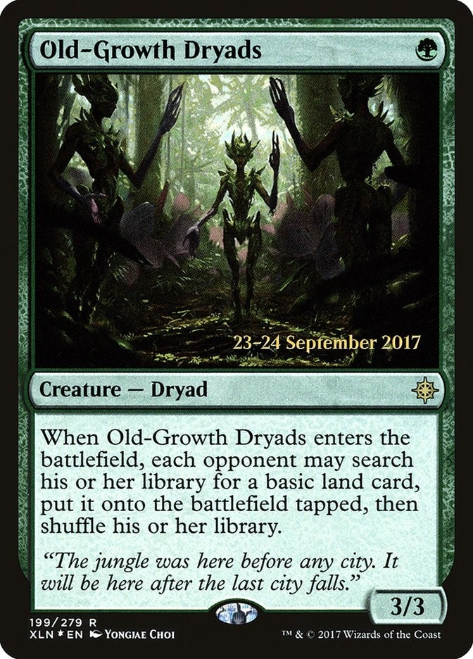 Image for Old-Growth Dryads (199) (PRE) - Magic: The Gathering