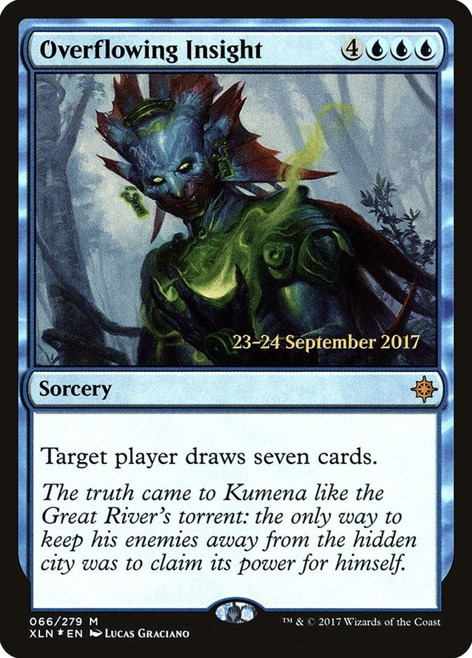 Image for Overflowing Insight (66) (PRE) - Magic: The Gathering