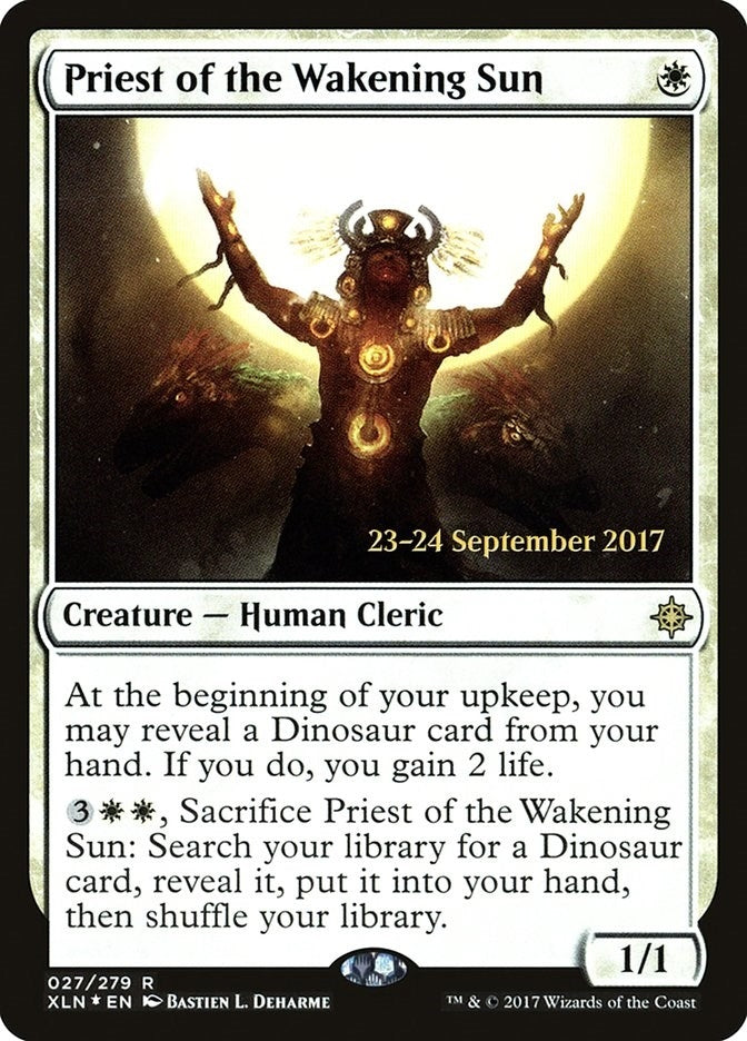 Image for Priest of the Wakening Sun (27) (PRE) - Magic: The Gathering