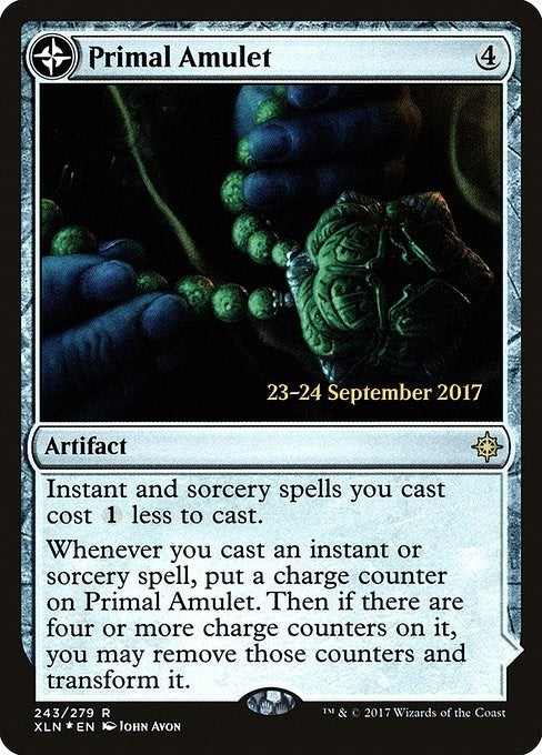 Image for Primal Amulet (243) (PRE) - Magic: The Gathering