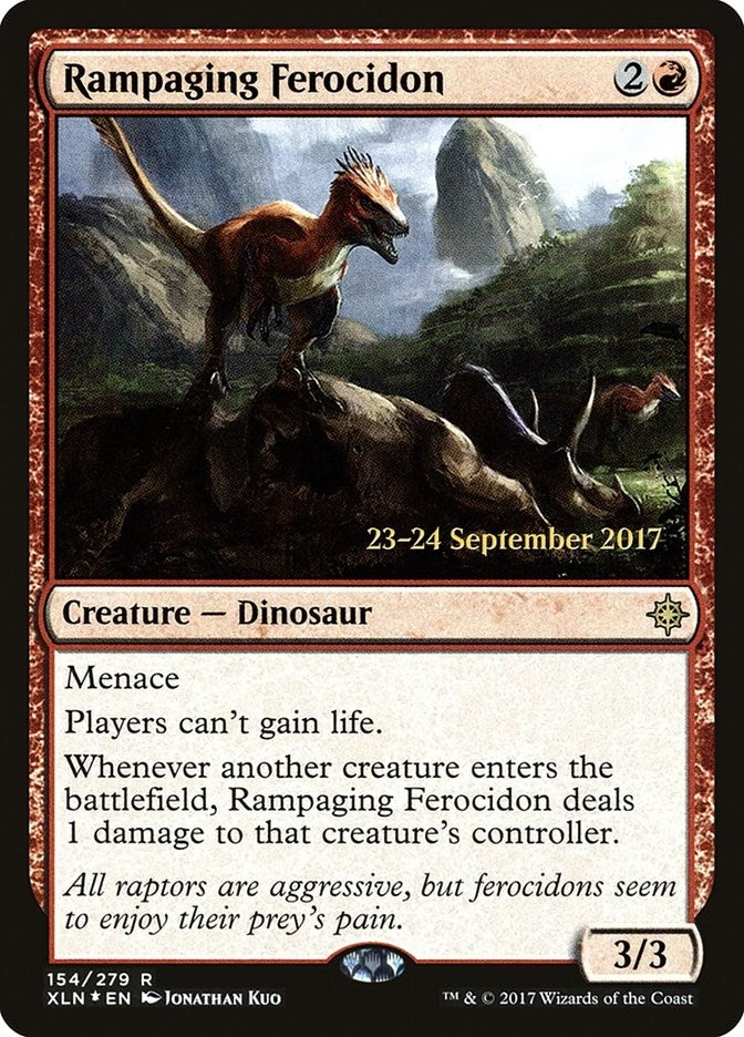 Image for Rampaging Ferocidon (154) (PRE) - Magic: The Gathering