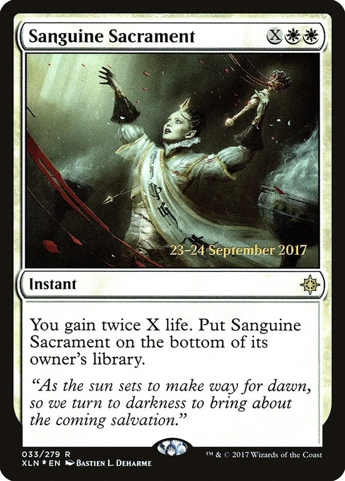 Image for Sanguine Sacrament (33) (PRE) - Magic: The Gathering