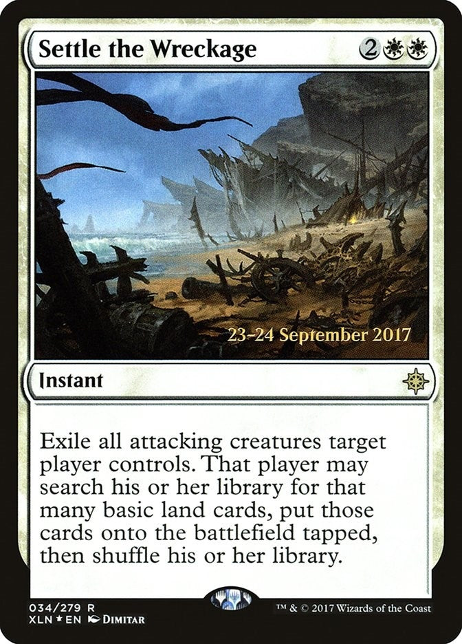 Image for Settle the Wreckage (34) (PRE) - Magic: The Gathering