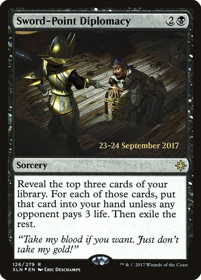 Image for Sword-Point Diplomacy (126) (PRE) - Magic: The Gathering