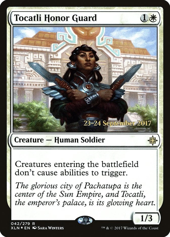 Image for Tocatli Honor Guard (42) (PRE) - Magic: The Gathering