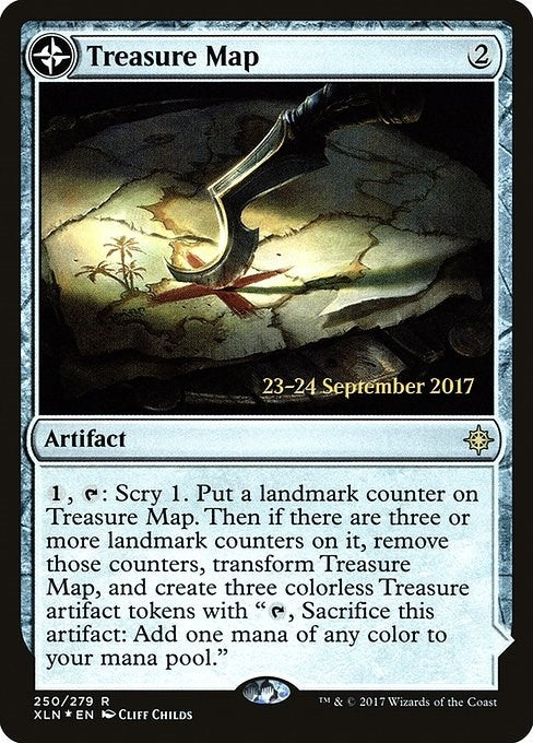Image for Treasure Map (XLN) (250) (PRE) - Magic: The Gathering