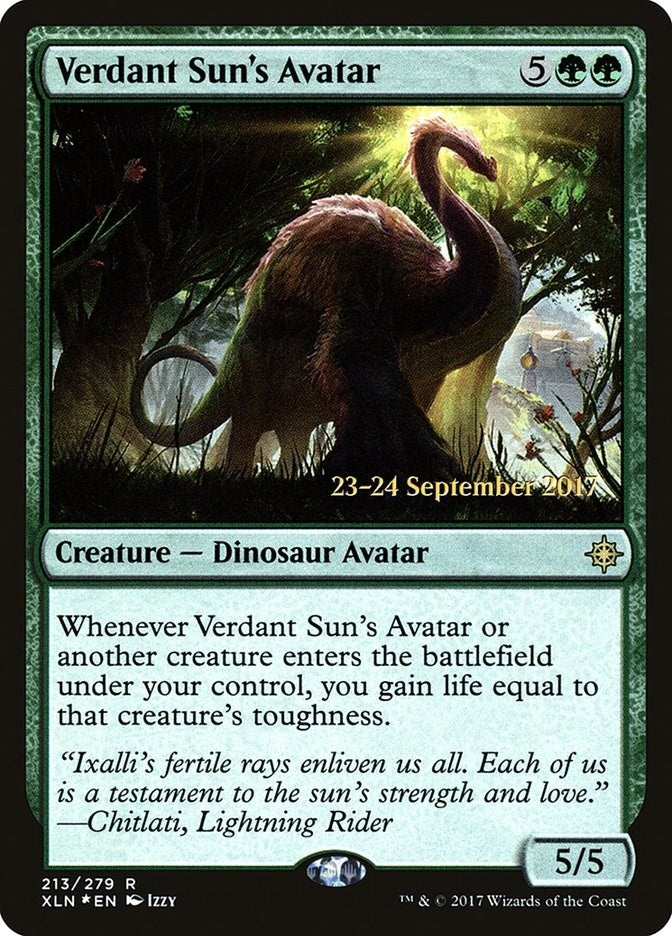 Image for Verdant Sun's Avatar (213) (PRE) - Magic: The Gathering