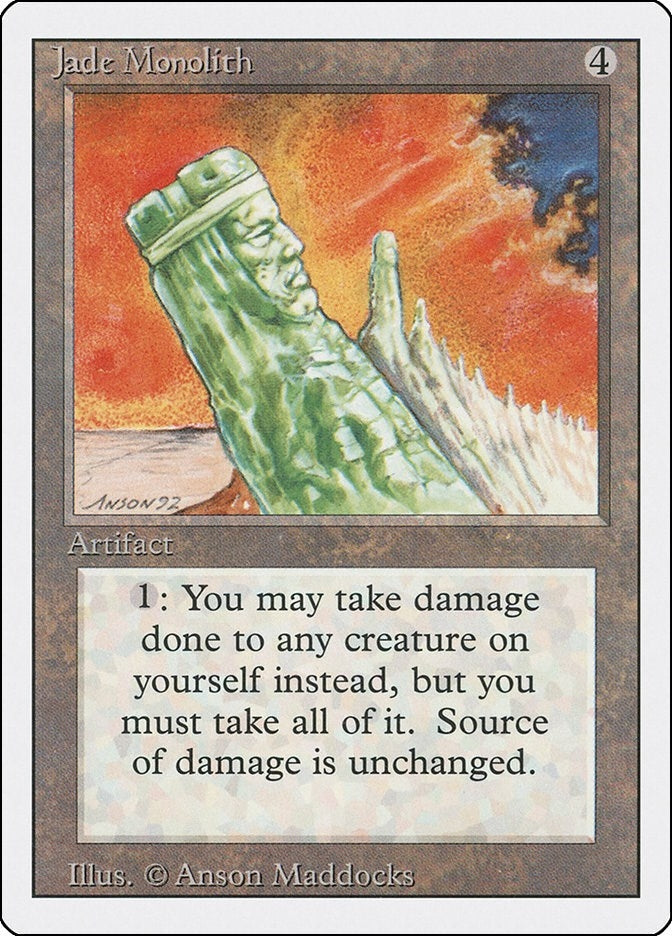 Image for Jade Monolith (3ED) - Magic: The Gathering
