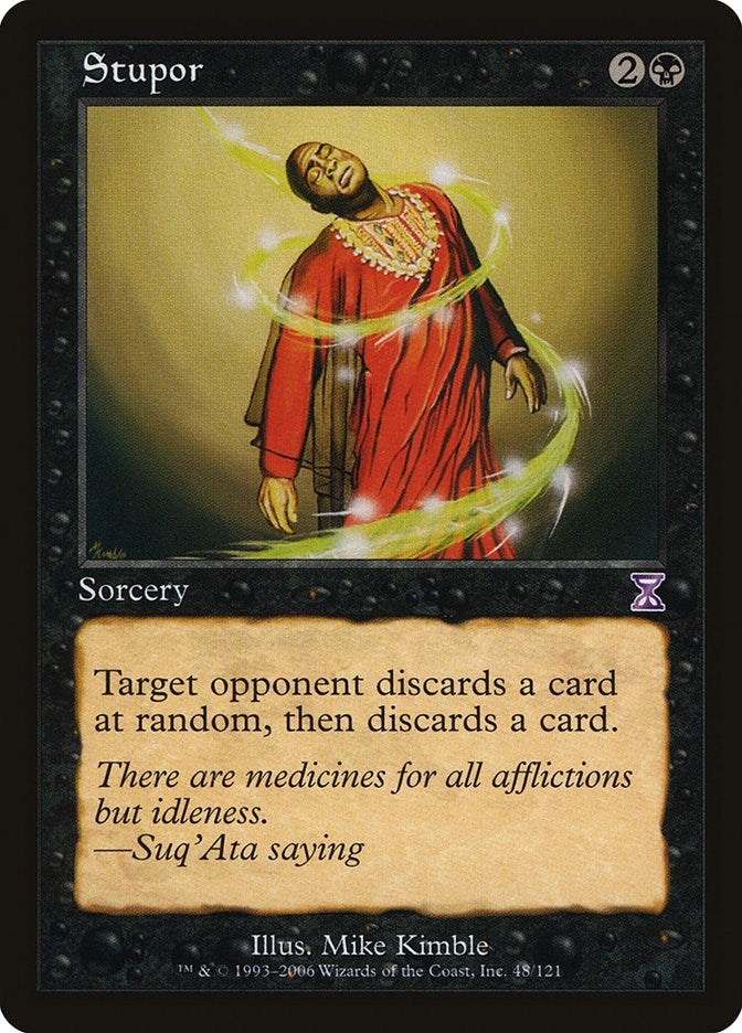 Image for Stupor (48) (TSB) - Magic: The Gathering