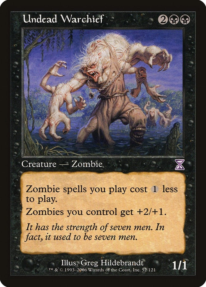 Image for Undead Warchief (52) (TSB) - Magic: The Gathering