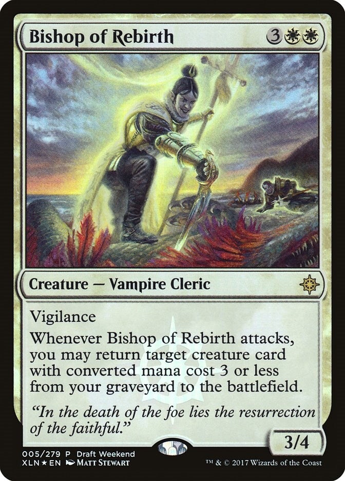 Image for Bishop of Rebirth (Draft Weekend) (5) (LARP) - Magic: The Gathering