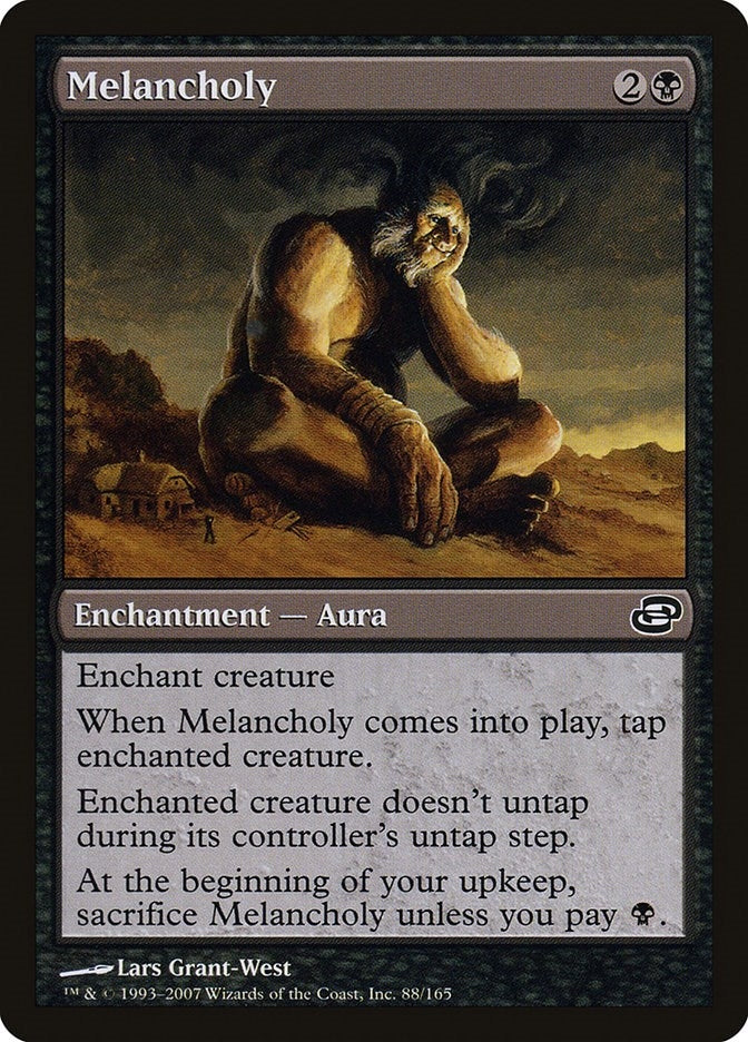 Image for Melancholy (88) (PLC) - Magic: The Gathering