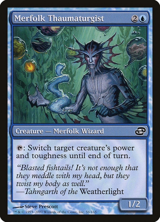 Image for Merfolk Thaumaturgist (56) (PLC) - Magic: The Gathering