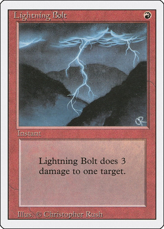 Image for Lightning Bolt (3ED) - Magic: The Gathering