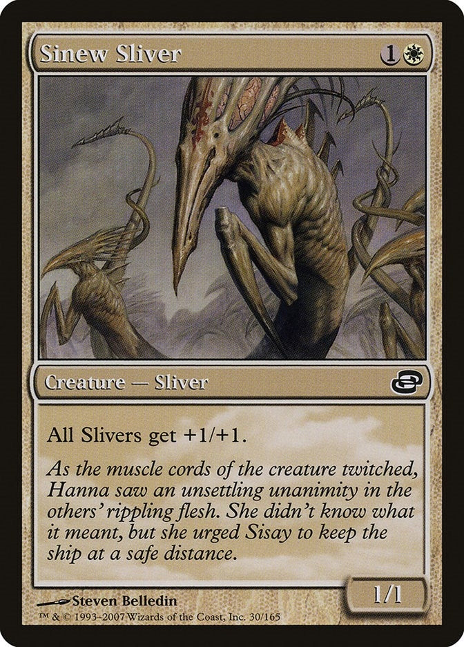 Image for Sinew Sliver (30) (PLC) - Magic: The Gathering