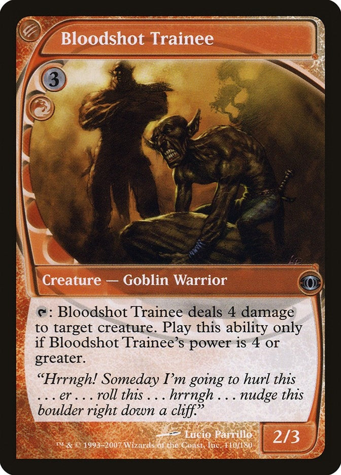 Image for Bloodshot Trainee (110) (FUT) - Magic: The Gathering