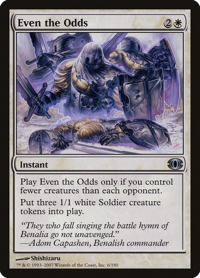 Image for Even the Odds (6) (FUT) - Magic: The Gathering