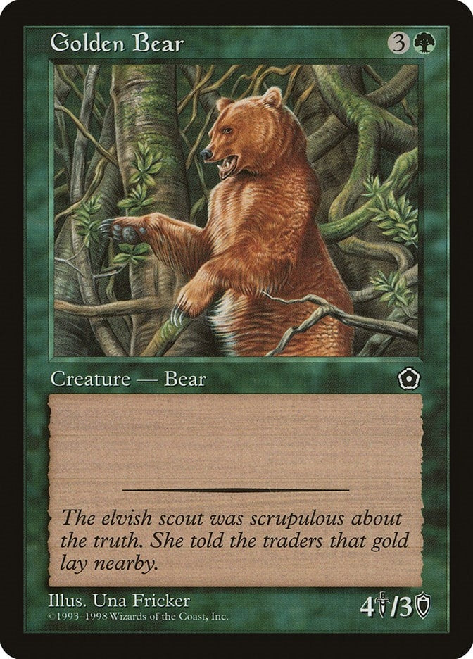 Image for Golden Bear (P02) - Magic: The Gathering