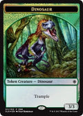 Image for Dinosaur // Treasure Double-Sided Token (11) (FNM) - Magic: The Gathering