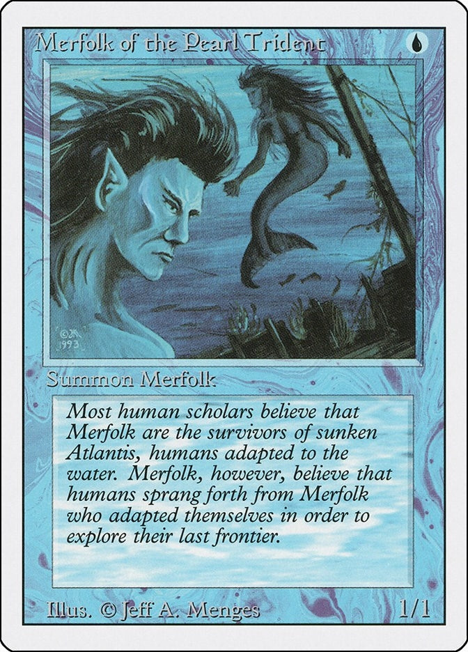 Image for Merfolk of the Pearl Trident (3ED) - Magic: The Gathering