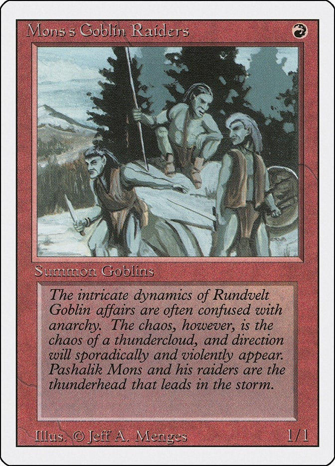 Image for Mons's Goblin Raiders (3ED) - Magic: The Gathering