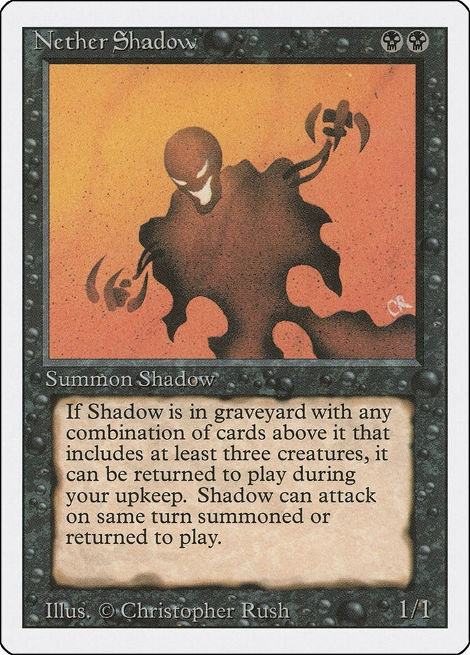 Image for Nether Shadow (3ED) - Magic: The Gathering