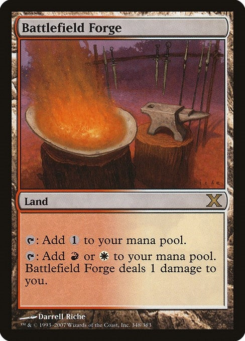 Image for Battlefield Forge (348) (10E) - Magic: The Gathering