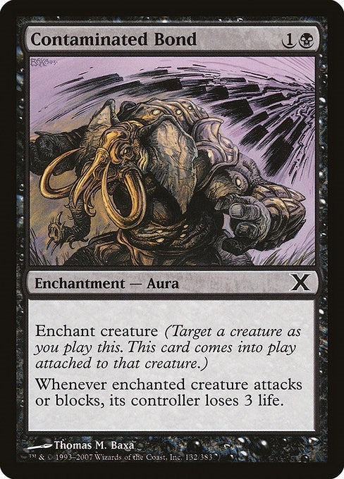 Image for Contaminated Bond (132) (10E) - Magic: The Gathering