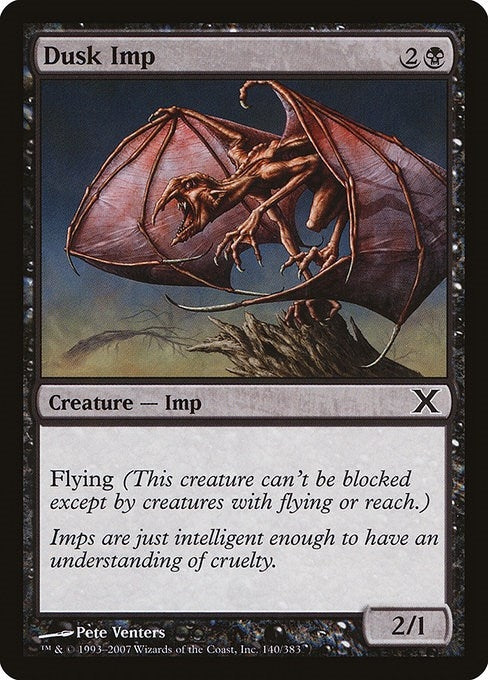 Image for Dusk Imp (140) (10E) - Magic: The Gathering