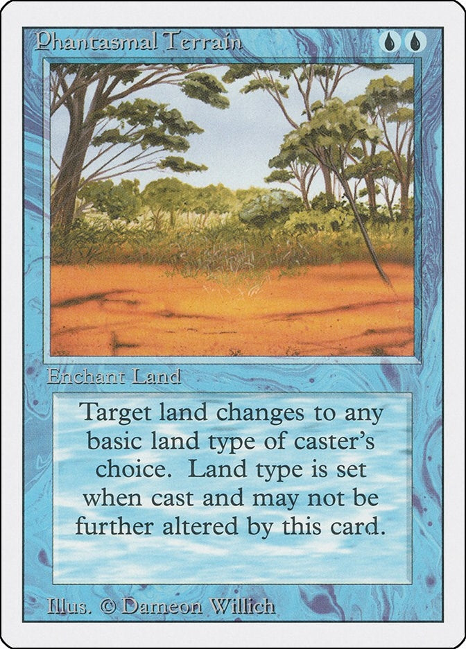 Image for Phantasmal Terrain (3ED) - Magic: The Gathering