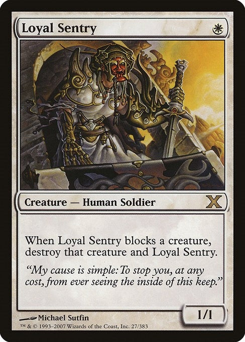 Image for Loyal Sentry (27) (10E) - Magic: The Gathering