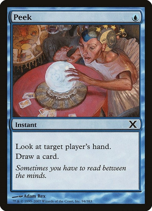 Image for Peek (94) (10E) - Magic: The Gathering