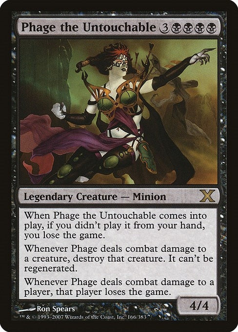 Image for Phage the Untouchable (166) (10E) - Magic: The Gathering
