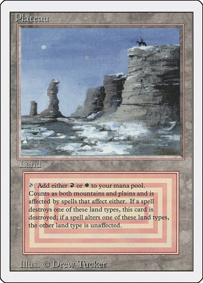 Image for Plateau (3ED) - Magic: The Gathering