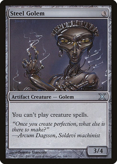 Steel Golem (344) (10E)