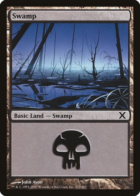Image for Swamp (372) (372) (10E) - Magic: The Gathering