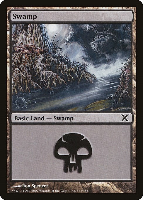 Image for Swamp (373) (373) (10E) - Magic: The Gathering
