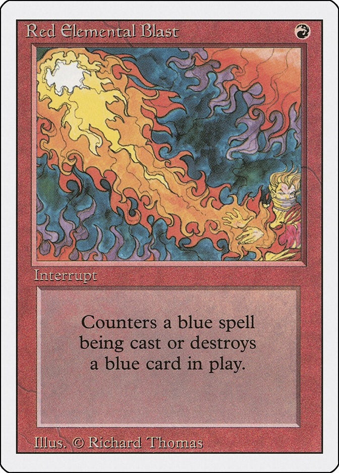 Image for Red Elemental Blast (3ED) - Magic: The Gathering