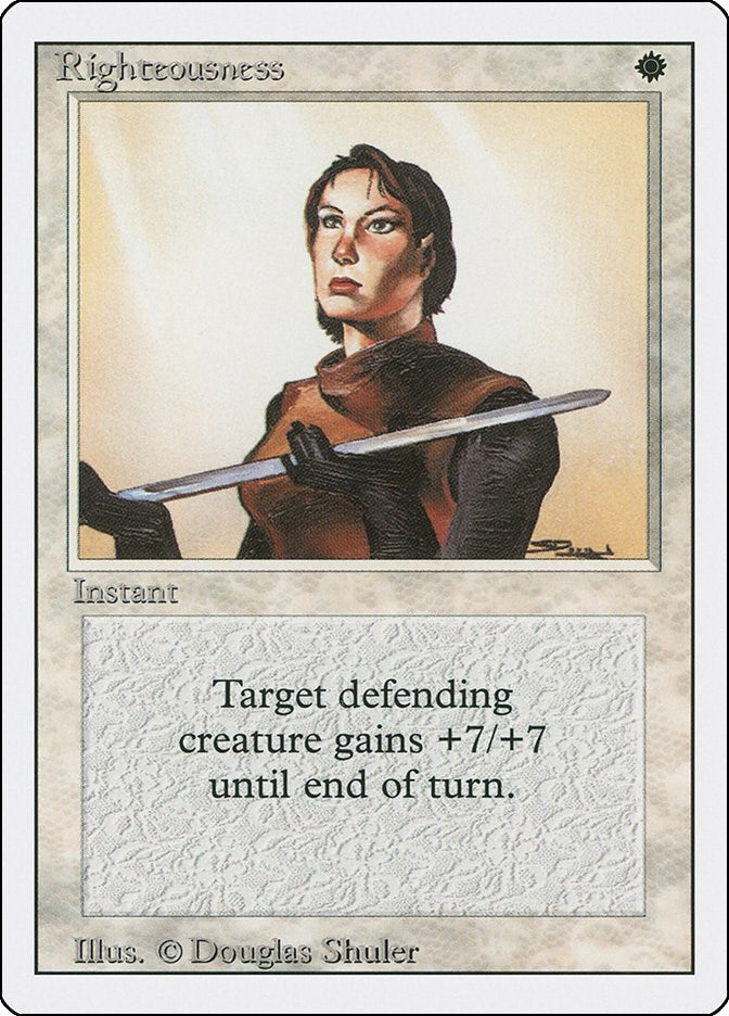 Image for Righteousness (3ED) - Magic: The Gathering