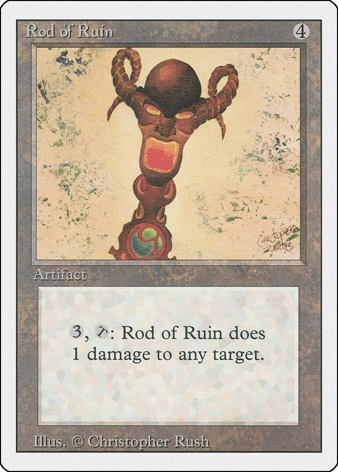 Image for Rod of Ruin (3ED) - Magic: The Gathering