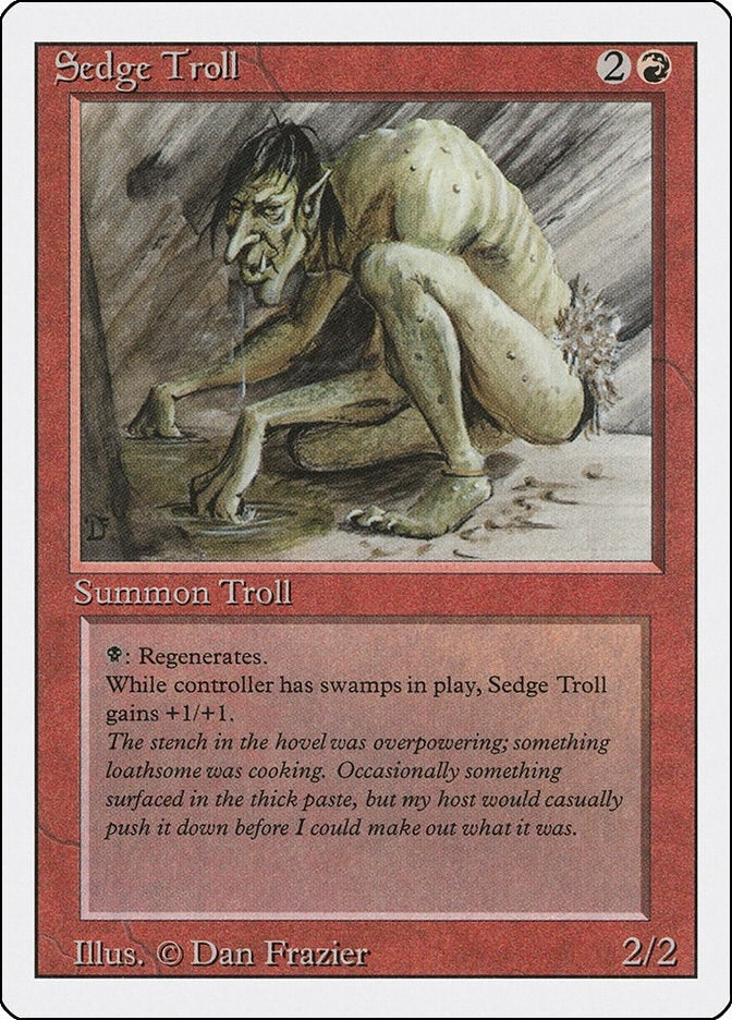 Image for Sedge Troll (3ED) - Magic: The Gathering