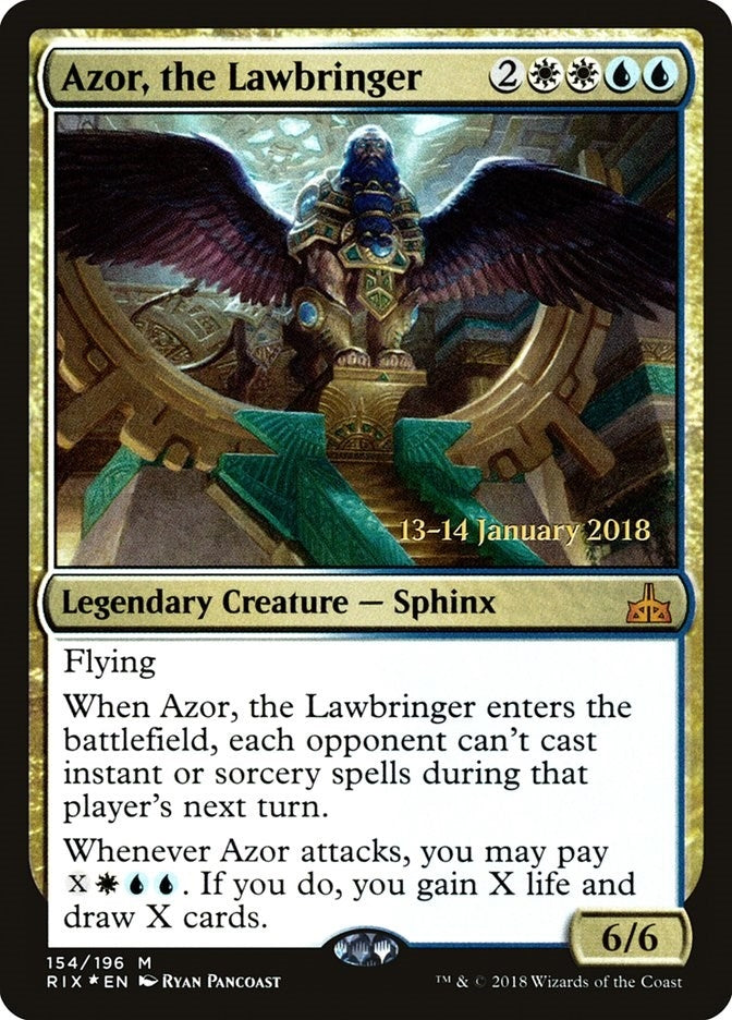 Image for Azor, the Lawbringer (154) (PRE) - Magic: The Gathering