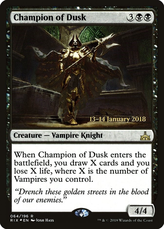 Image for Champion of Dusk (64) (PRE) - Magic: The Gathering
